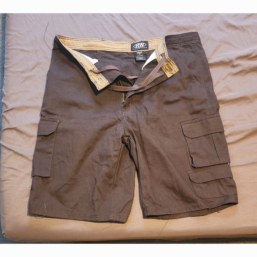 Brown Cargo Shorts
